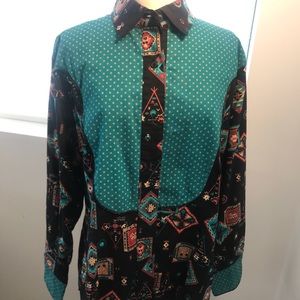 Ladies Vintage Western Shirt