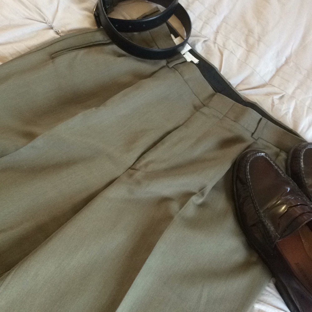 Brand New Tan Gray Dress Slacks