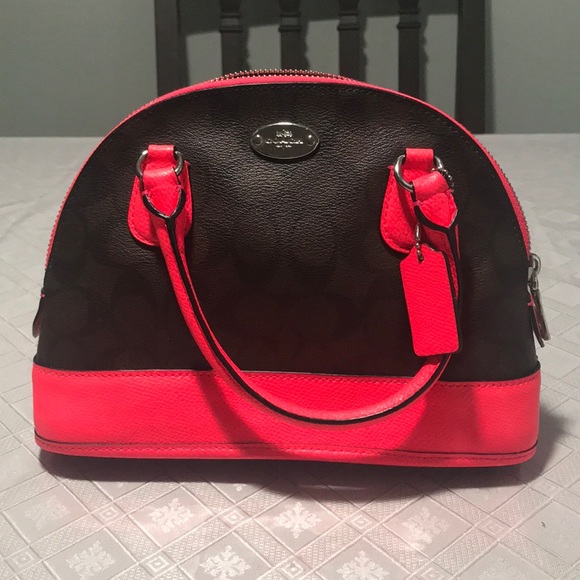 Coach Pink Signature Mini Dome - Picture 2 of 8