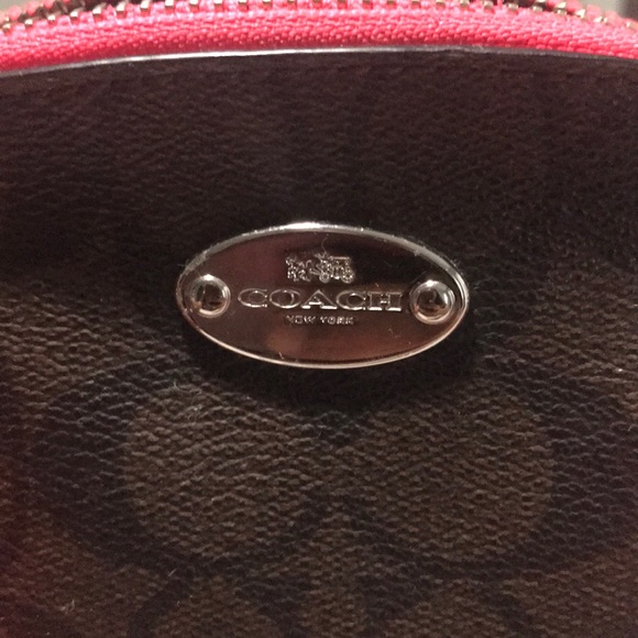 Coach Pink Signature Mini Dome - Picture 5 of 8