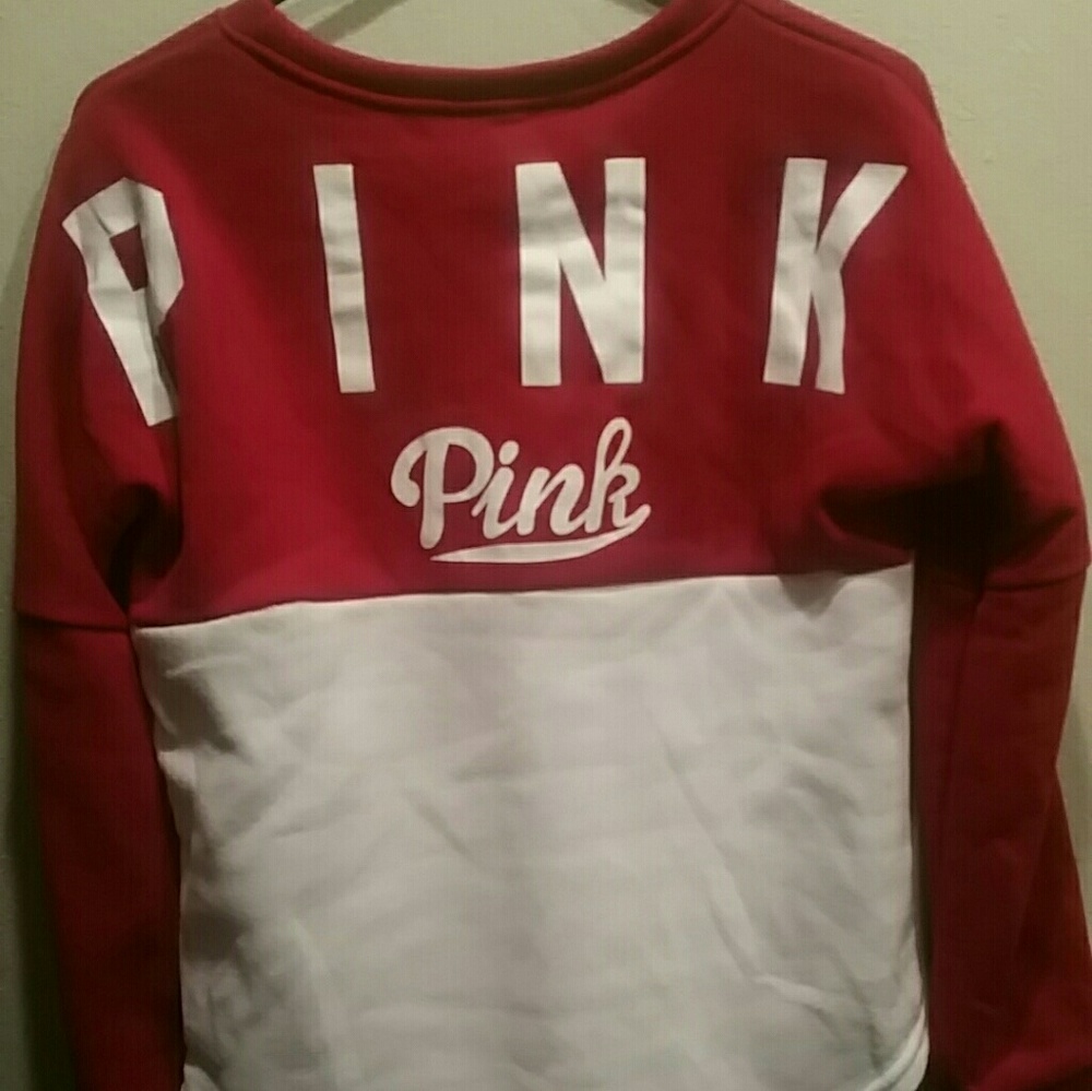 Pink crew neck