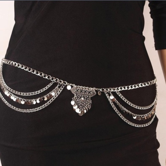 🌹SALE- Boho Tassel Belly Chain Belt - Picture 2 of 4