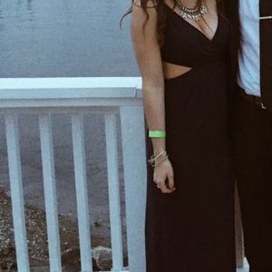 Navy blue formal dress