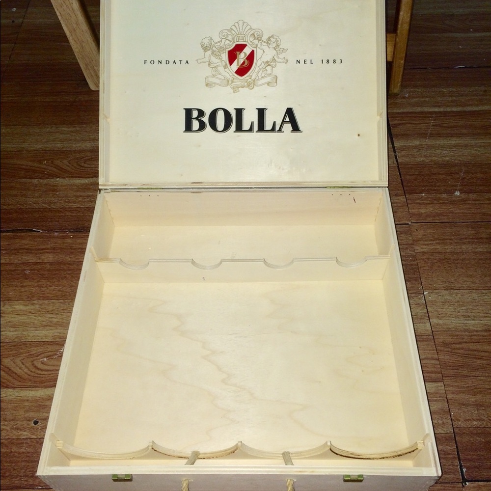 Wooden Wine Box Holder
