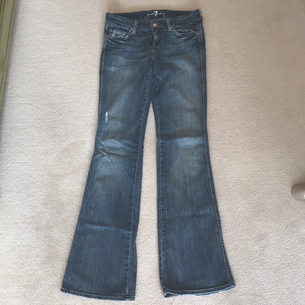 7 for all mankind bootcut/flare leg jeans!!