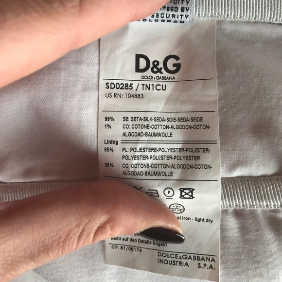 D&G silk bustier style strapless floral dress - Picture 4 of 8