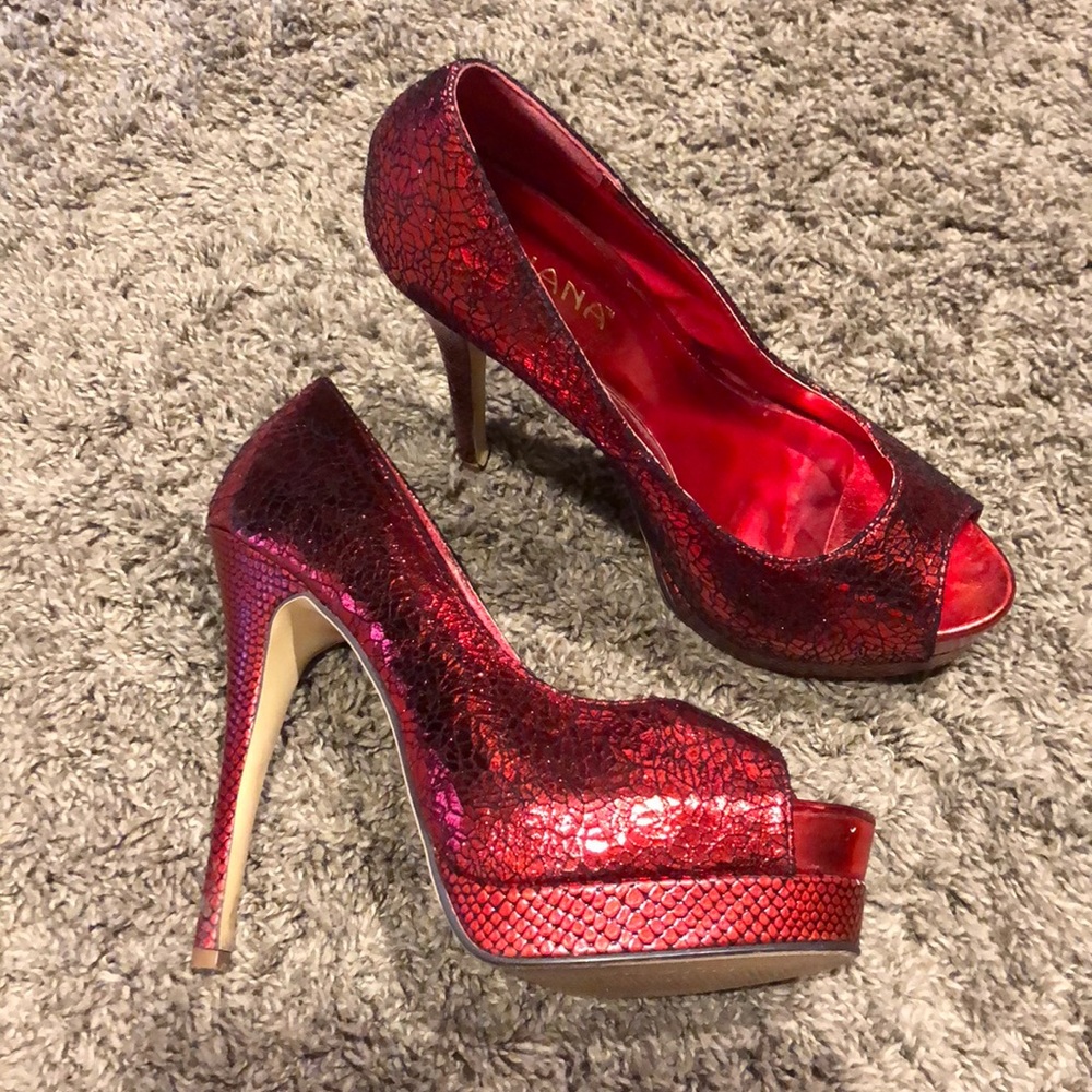 Gorgeous Liliana Red High Heels