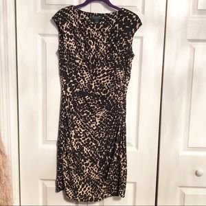 Lauren by Ralph Lauren Ruched Dress Sz 8