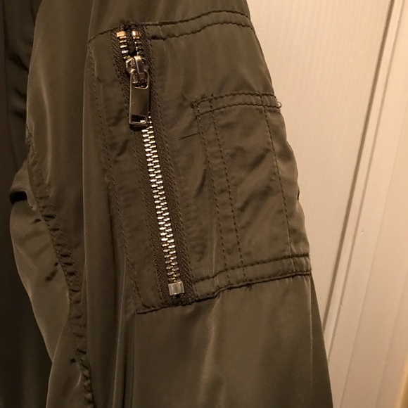 H&M Army Green Bomber Jacket - Picture 2 of 5