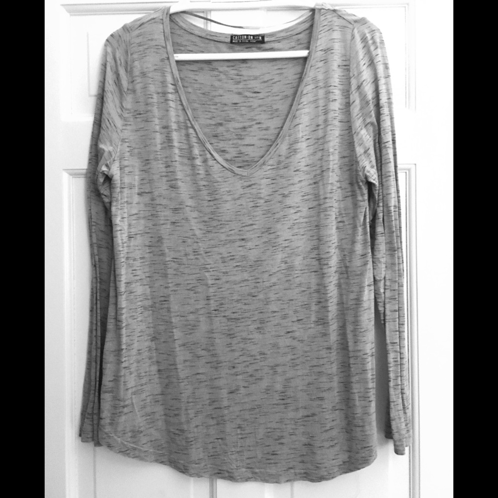 Cotton On L/S gray top