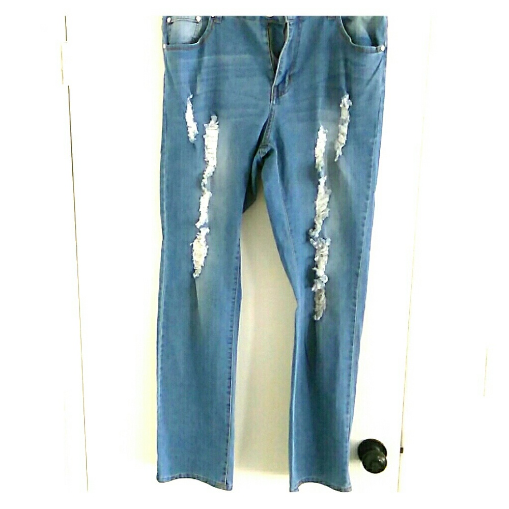 Size 18 distress jeans