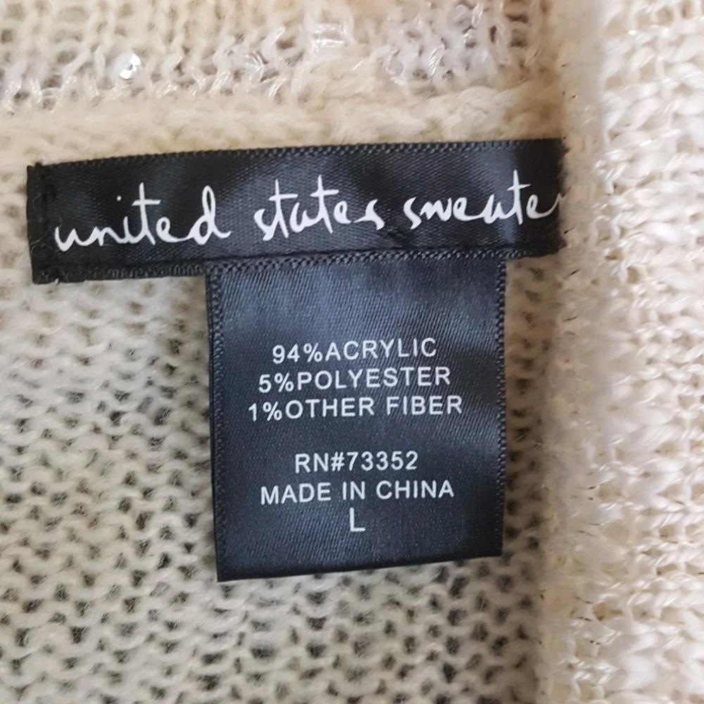 United States Sweater cowl neck sweater size Large - Picture 3 of 5