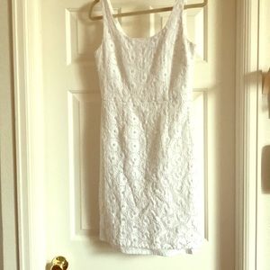 White Adriana Papell dress