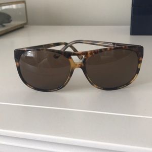 Versace polarized tortoiseshell sunglasses