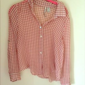 Vintage checkered blouse. Worn twice!
