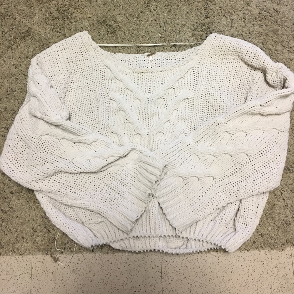 Free people crop sweater