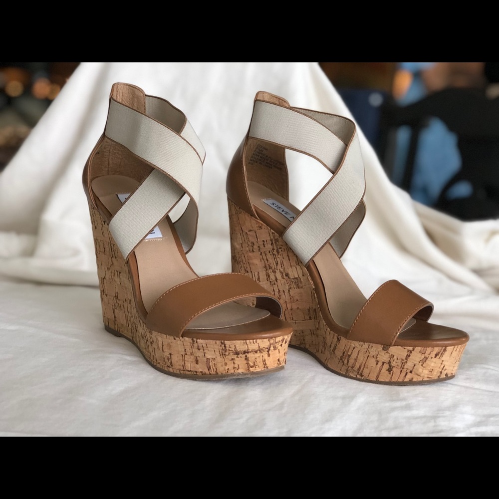 Steve Madden Eddna Cork Wedge
