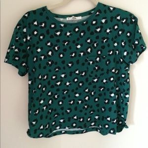 Print short sleeve tee