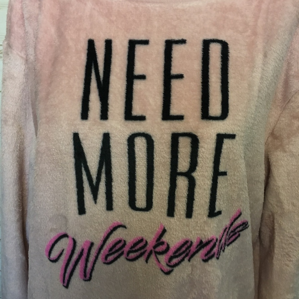 Soft pink sweatshirt (NWOT) - Picture 2 of 4
