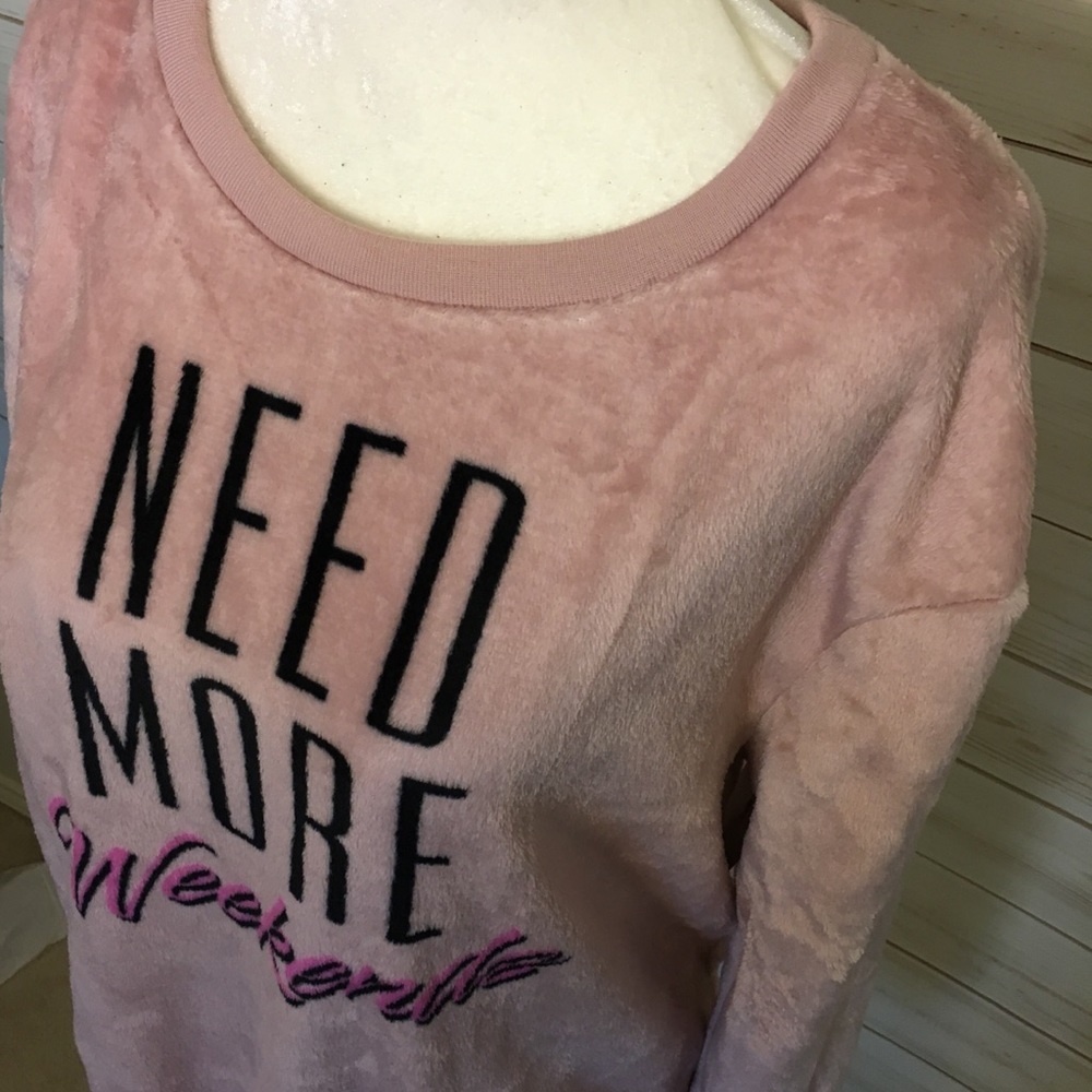 Soft pink sweatshirt (NWOT) - Picture 3 of 4
