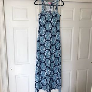 Blue Shell Lilly Pulitzer Maxi Dress