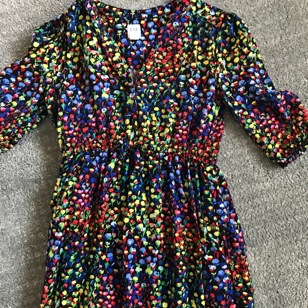 Vibrant GAP Dvf Diane Von Furstenberg dress 4-5