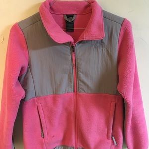 Pink/Grey North Face Jacket