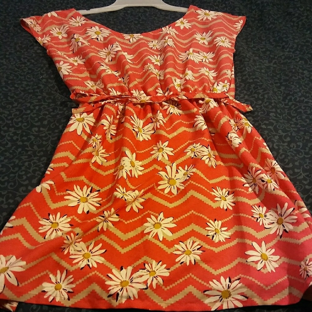Floral print dress