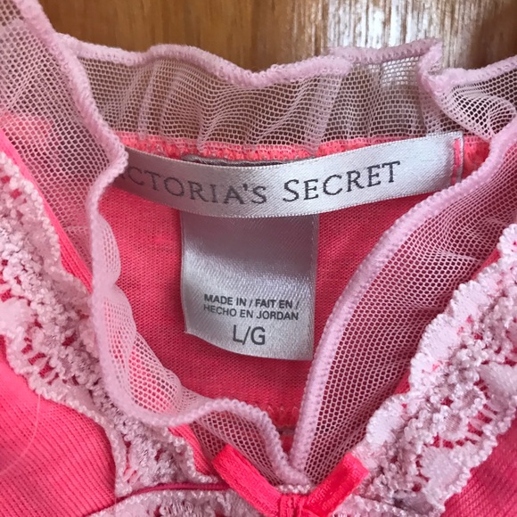 Pink victory’s secret night gown. Size LG - Picture 2 of 4