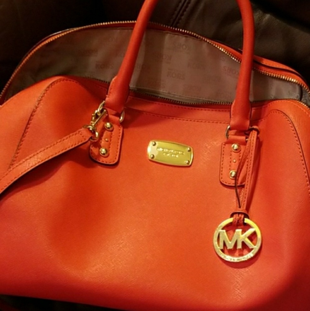 Michael Kors large Mandarin Orange Purse