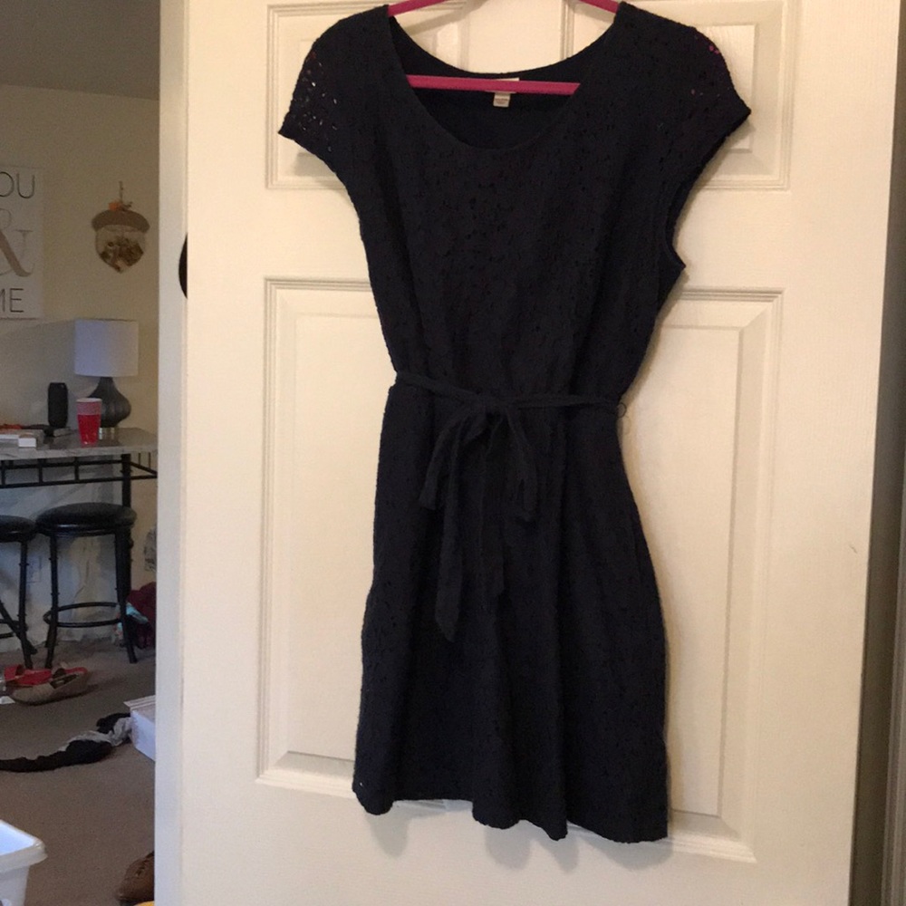 Navy Lace Dress