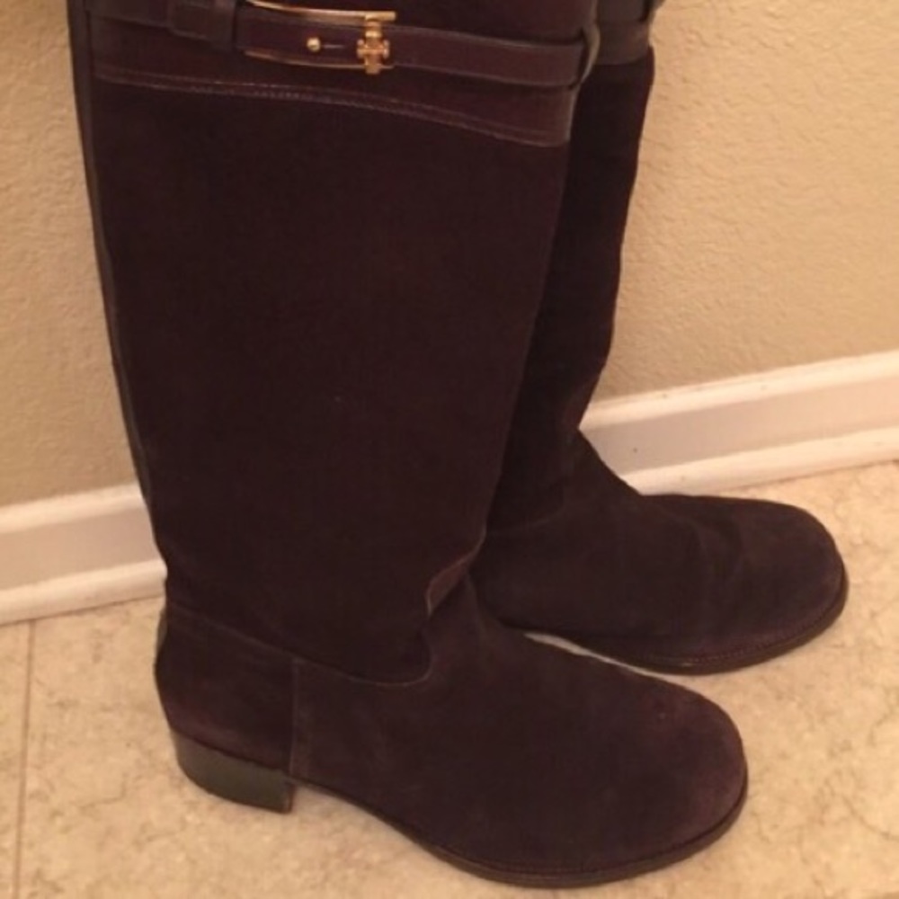 Tory Burch Suede Jenna Boots