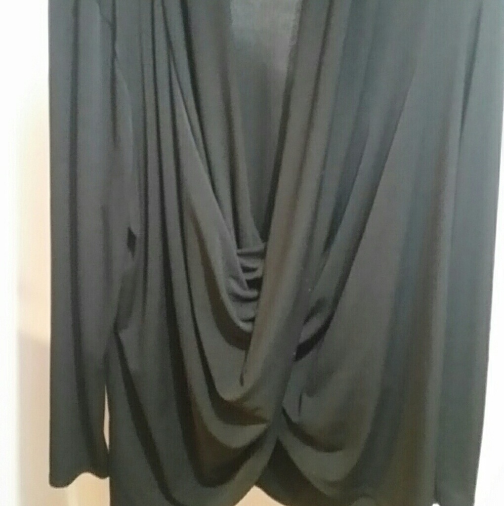 Black wrap top