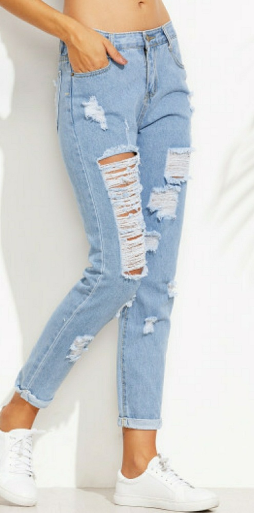 Shein Distressed Jeans NWOT