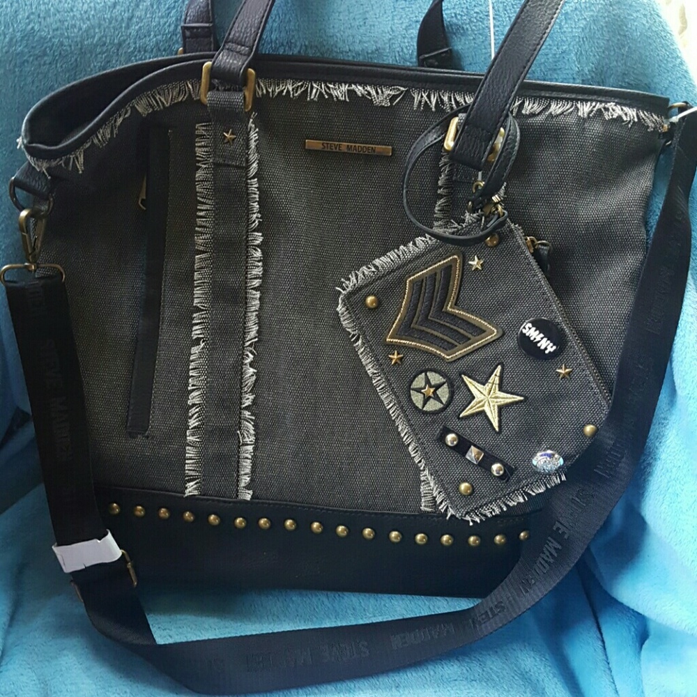NWT Steve Madden canvas tote