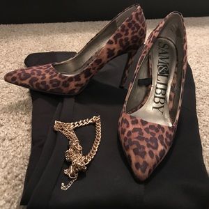 Target brand Sam & Libby Leopard Print Heels