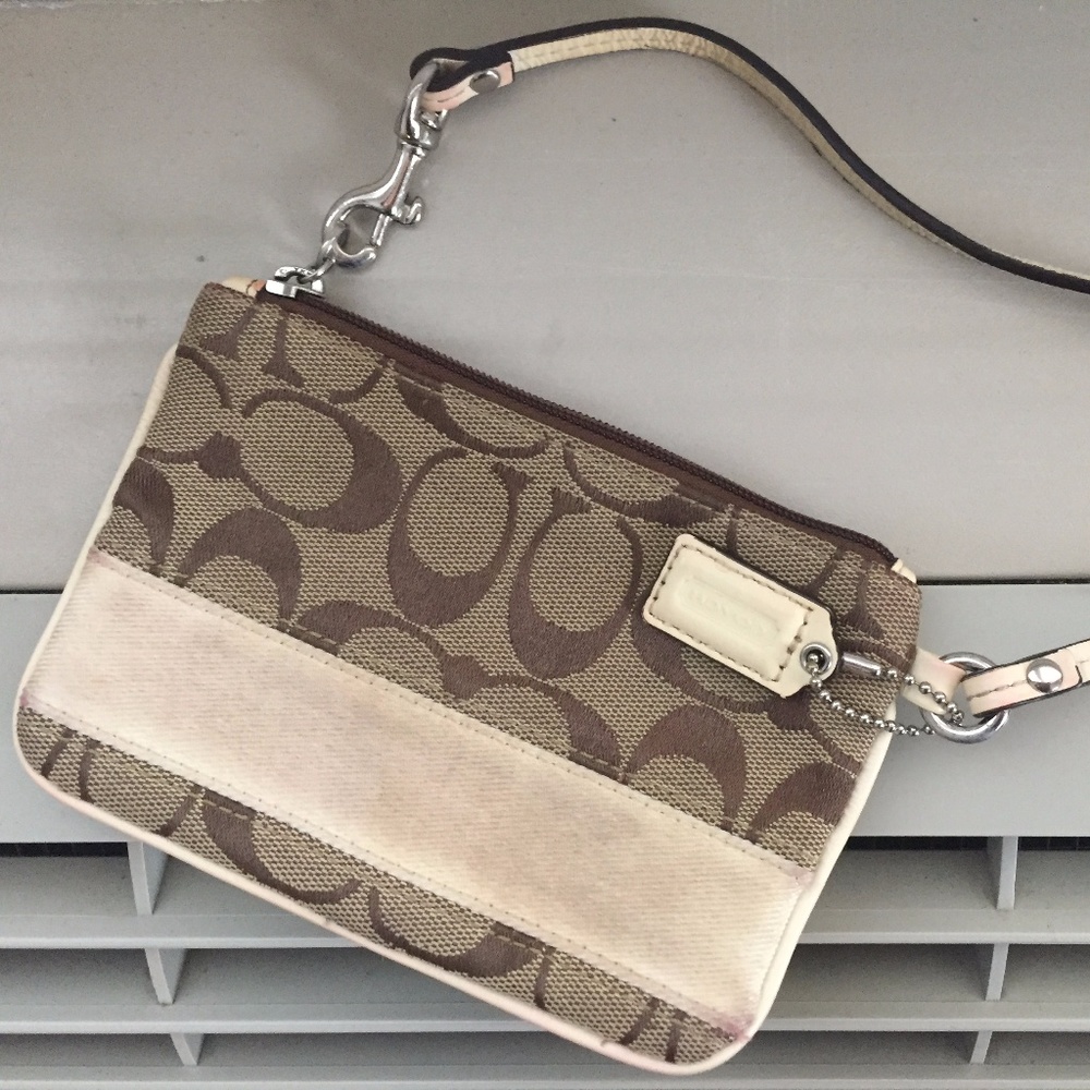 Coach Canvas Wristlets