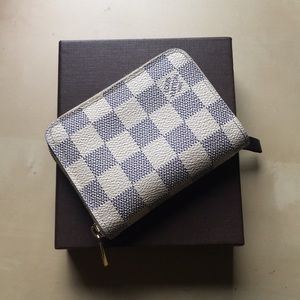 Louis Vuitton Zippy Coin Purse - Damier Azur
