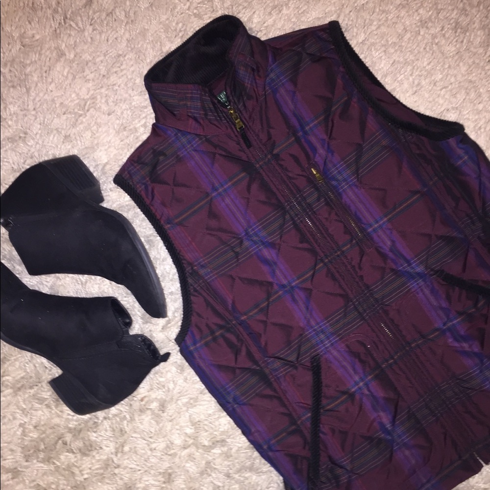 Ralph Lauren Plaid Vest!