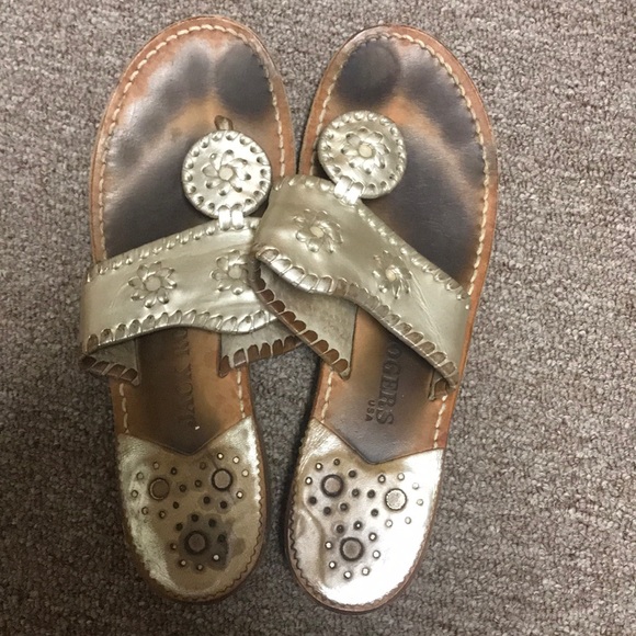 Jack Rogers Shoes - Jack Rogers Platinum sandals Size 6 Jack Rogers Shoes - Jack Rogers Platinum sandals Size 6