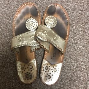 Jack Rogers Shoes - Jack Rogers Platinum sandals Size 6 Jack Rogers Shoes - Jack Rogers Platinum sandals Size 6