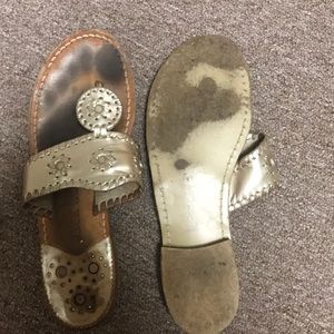 Jack Rogers Shoes - Jack Rogers Platinum sandals Size 6 Jack Rogers Shoes - Jack Rogers Platinum sandals Size 6