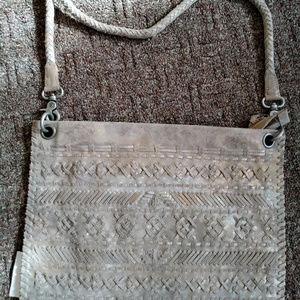 Brand New Suede Clutch Handbag
