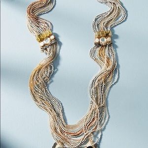 Anthropologie Desert Sunset Layered Necklace