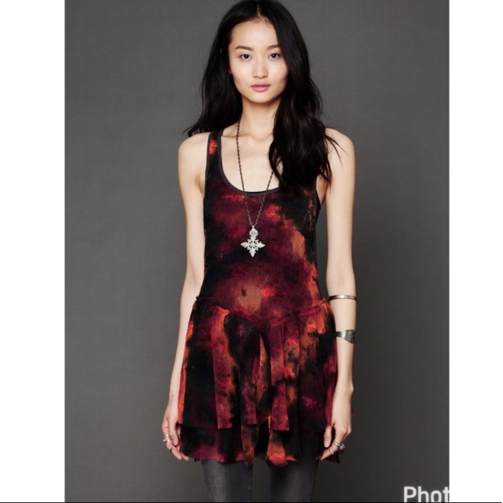 Free People Grunge Fairy Slip Dress