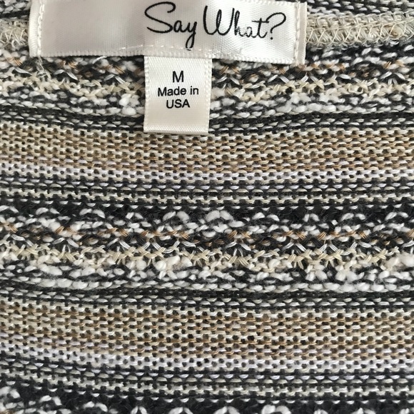 multi colored tan cardigan - Picture 2 of 3