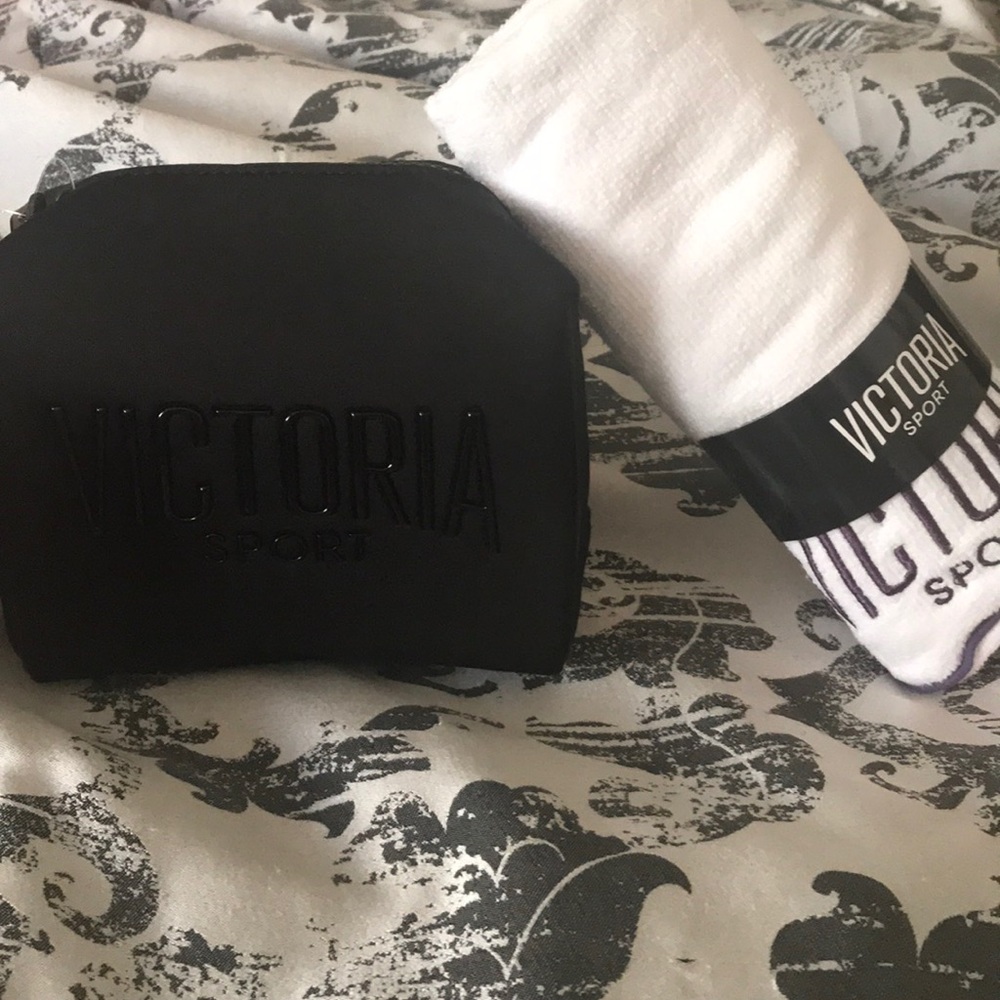 Victoria’s Secret gym bag and towel bundle NWT