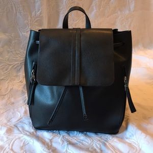 Faux Leather Backpack