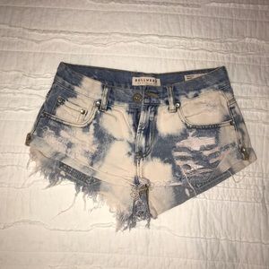 Bleached shorts from Pacsun