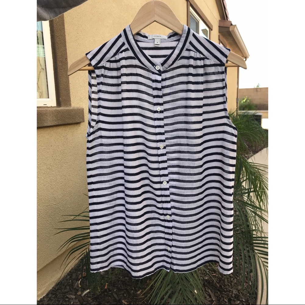 J Crew Sleeveless Top